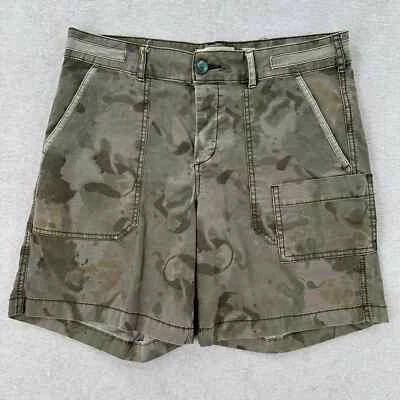 Hei Hei Green Camouflage Shorts Camo Casual Five Pockets Womens 28 - Image 1 of 4