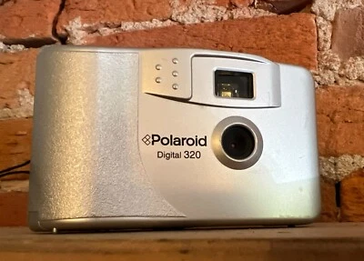Polaroid PhotoMAX FUN 320 0.1MP Digital Camera - Silver !!TESTED!!  - Image 1 of 3