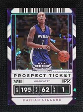 2020 Panini Contenders Draft Picks Cracked Ice Ticket /23 Damian Lillard #40.1