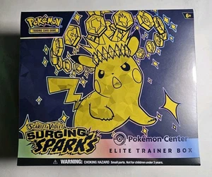 Surging Sparks - SV08 - Pokemon Center Elite Trainer Box - ETB - Nuevo Sellado - Imagen 1 de 7