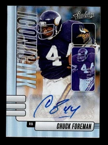 CHUCK FOREMAN 2024 PANINI ABSOLUTE #II-CFN ICONIC INK AUTOGRAPH AUTO /199 BF9227 - Picture 1 of 1