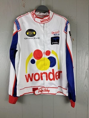 Jaqueta fantasia masculina Wonder Bread Ricky Bobby terno de corrida GG - Imagem 1 de 4