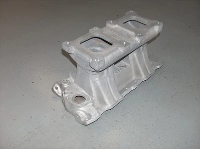 Weiand 2x4 Dual Quad SB Chevy Tunnel Ram Intake Manifold CR 5984 w/Plenum 1912 - image 1 of 4