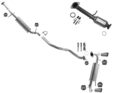 转换器加长管双后消声器排气系统适用于讴歌 RDX 2007-12 — 第 1/4 张图片