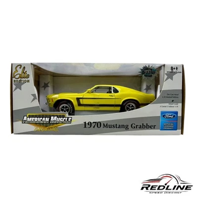 Ertl American Muscle 1970 Ford Mustang Grabber Diecast Yellow 1 of 1250 1:18 TV - Image 1 of 4