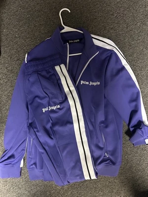 Palm Angels Men’s Purple Tracksuit Size L - Image 1 of 4