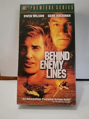 BEHIND ENEMY LINES (VHS, 2001) Gene Hackman Owen Wilson, NEW, Sealed Foto 1 de 2