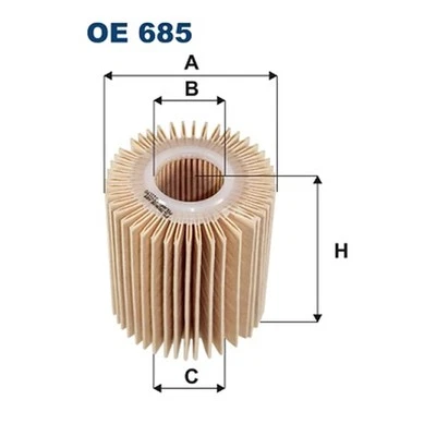 ORIGINAL® Filtron Ölfilter für Toyota AURIS Kombi LAND CRUISER PRADO COROLLA - Bild 1 von 4