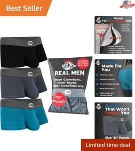 All-Day Comfort Modal Boxer Briefs with Bulge Support - 1, 3, 6 Pack Options - Picture 1 of 10