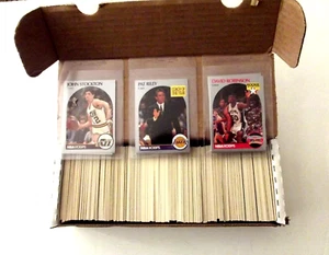 1990-91 NBA Hoops Basketball 500 Card Lot With 6 David Robinson Rookies - Picture 1 of 1