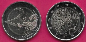 FINLAND 2 EURO 2010 UNC 1 YEAR TYPE,CURRENCE DECREE OF 1860 GRANTING FINLAND THE - Picture 1 of 1