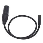 3.5mm Female To XLR Male Cable Prevent Interference Noiseless 3pin Stereo XL DZ