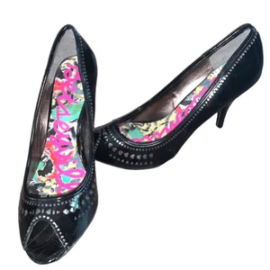 Tacones BETSEYVILLE Betsey Johnson punta abierta - Imagen 1 de 5