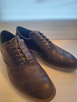 Zapato de golf ECCO híbrido clásico Hydromax impermeable para hombre talla 11-11/5 (45) marrón Foto 1 de 4