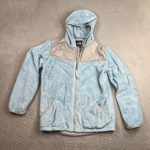 The North Face Jacket Girls XL OSO Blue Jacket Full Zip Hoodie Fleece Denali - Picture 1 of 11