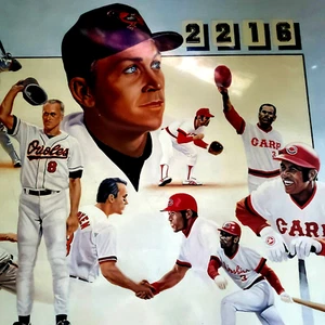 1996 Cal Ripken Jr. & Sachio Kinugasa "International Iron Man" Poster (BB-262) - Picture 1 of 4