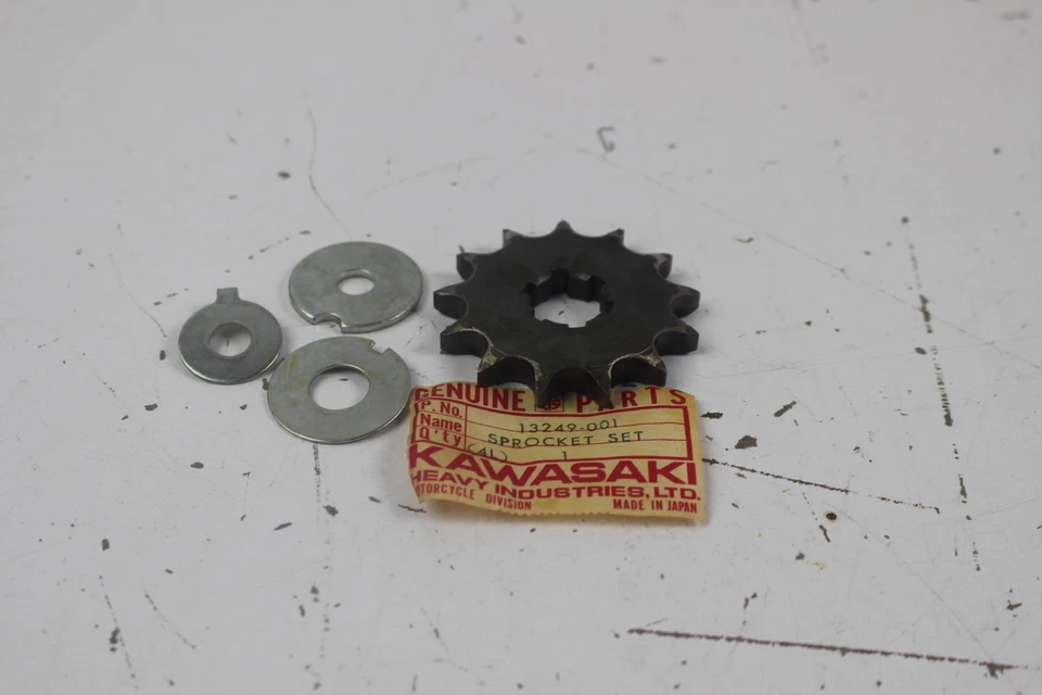 Kawasaki G31M G5 F6 F7 1970 montaje de piñón de motor pieza 13T #13249-001 Foto 1 de 1