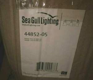 Sea Gull 44852-05 Gladstone Three-Light Wall / Bath Vanity Style Lights, Chrome - Picture 1 of 1