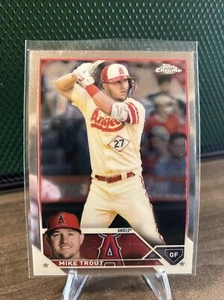 Mike Trout 2023 Topps Chrome Baseball #27 - Picture 1 of 2
