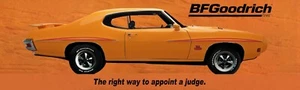 REPRODUCTION BFGoodrich Banner GTO Judge 10'x3' - Foto 1 di 1