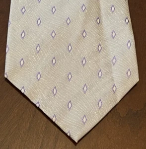 Vintage Barrington Gray Purple 100% Imported Silk Men’s Neck Tie Made In Korea - Picture 1 of 9