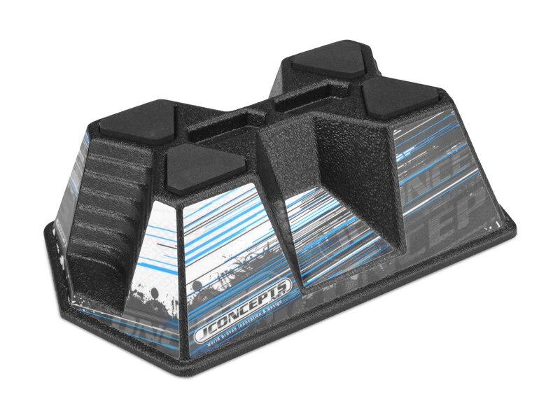 NEW JConcepts 2544M Aero Car Stand Matte Black with Pads & Decals - Image 1 of 2