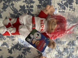 CINCINNATI REDS Troll Doll VINTAGE RUSS TOYS NWT MLB Collectible RARE Large - Picture 1 of 3