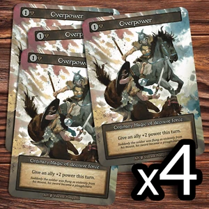 4x Overpower - NM - Beta - Magic the Gathering - Picture 1 of 1
