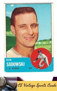 1963 Topps #568 Bob Sadowski - Picture 1 of 2