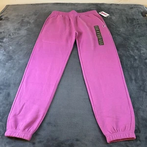 Champion Girls Fleece Joggers Sweatpants Activewear Pink Kids Extra Large 14/16 - Picture 1 of 11