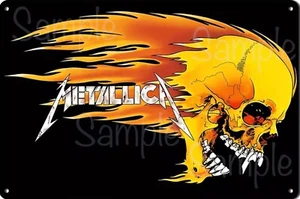 METALLICA Garage Rustic Look Vintage Tin Signs Man Cave, Shed & Bar SIGN - Picture 1 of 2