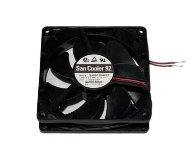 SANYO DENKI 9A0912H4021 , DC12VDC  2.52W 51.2CFM 33dB, 2 Wire - 1Pc - Image 1 of 4