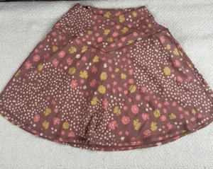 Aerie Offline Real Me Crossover Pink Mauve Floral Tennis Skirt Skort Large - Picture 1 of 8
