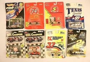 Die Cast 1:64 Nascar lot of 8 VTG Racing Champions Revell Miller Texas Wallace - Picture 1 of 4