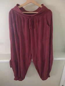 Pantaloni donna FP Movement Free People taglia SP fai un'escursione maroon joggers - Foto 1 di 9