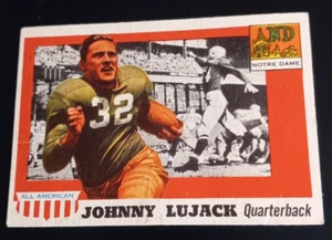 1955 TOPPS JOHNNY LUJACK ALL AMERICAN NOTRE DAME #52 - Picture 1 of 8