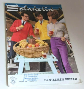 Vintage Spinnerin Patternbook - Gentlemen Prefer Vol 180 - Copright 1967 - Bild 1 von 2