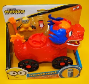 FIGURA CARRO DRAGÓN FISHER-PRICE MINIONS IMAGINEXT 19X22CM - Imagen 1 de 3