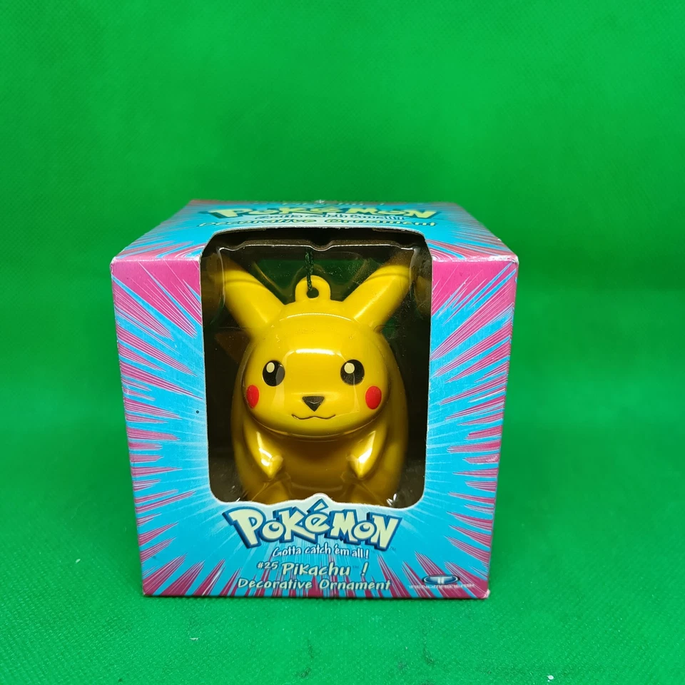 Pokemon Decorative Ornament 25 Pikachu Official Licensed Nintendo 1999