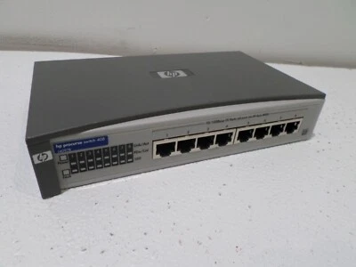 HP ProCurve Switch 408 8 Port 10/100 RJ45 Fast Ethernet Switch - TESTED! - Image 1 of 4