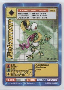 1999 Digimon - Digital Monsters Trading Card Game 1st Edition Gekomon 0bt4