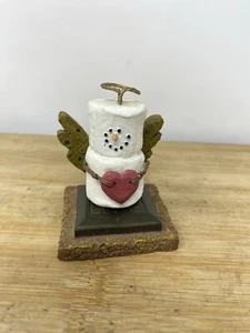 S'mores Midwest of Cannon Falls Marshmallow Snowman Angel Heart Ornament Smores - Picture 1 of 5