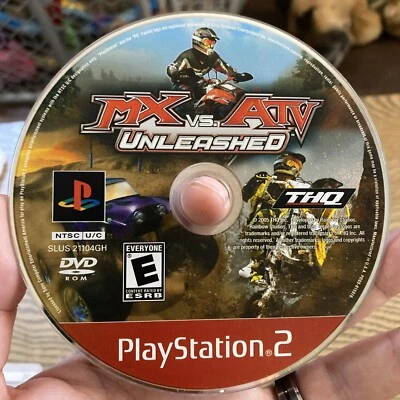 MX vs. ATV Unleashed (Sony PlayStation 2, 2005) • Disc Only • Authentic - Image 1 of 2