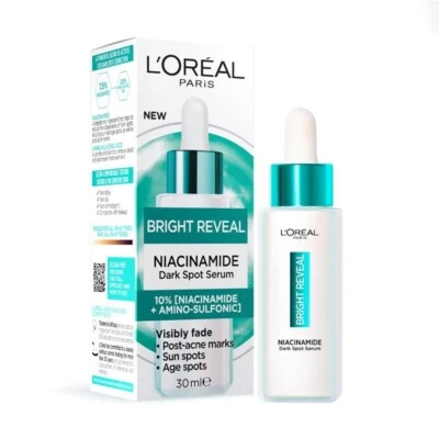 L'Oreal Paris Revitalift Bright Reveal Niacinamide Dark Spot Serum 30ml and NEW! - Image 1 of 4
