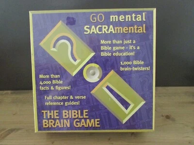 Go Mental SACRAmental  The Bible Brain Game - New Sealed - Image 1 of 4