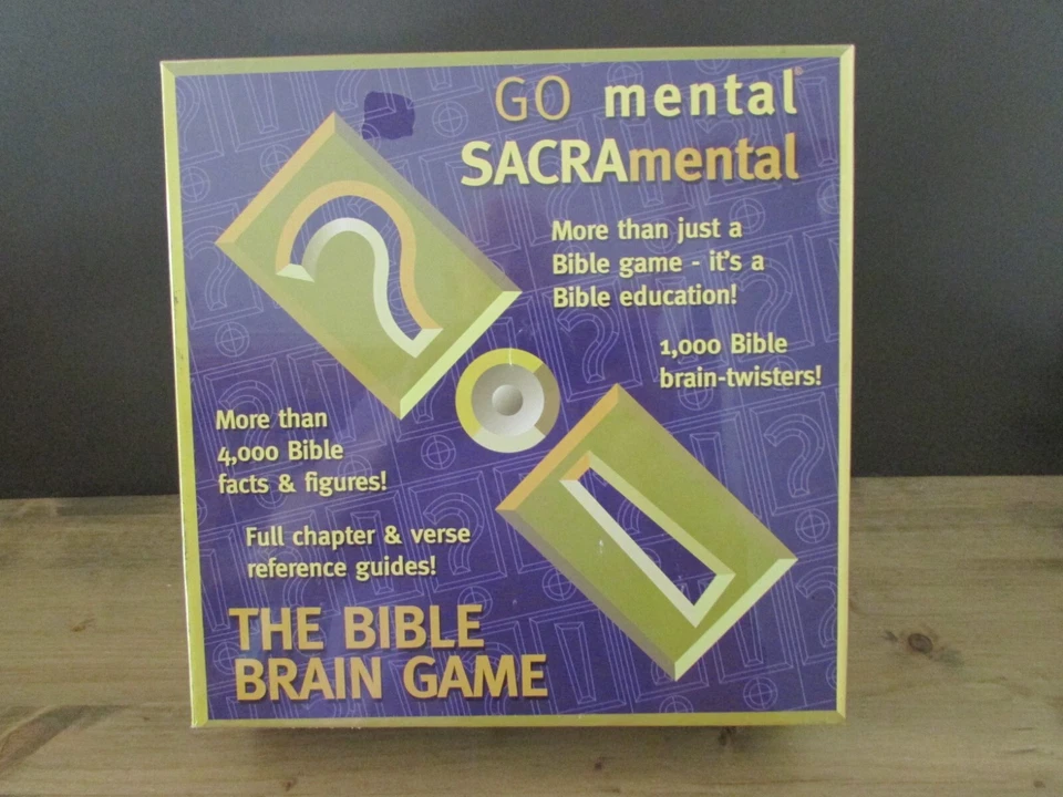 Go Mental SACRAmental  The Bible Brain Game - New Sealed - Image 1 of 4
