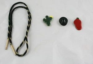 Lote de 3 cubiertas de botones estilo suroeste cactus chile bolo corbata sin deslizamiento i1o49 - Imagen 1 de 1