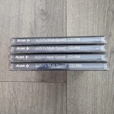 Acer 4X/2X/1X Multi-Speed CD-RW Compact Disc ReWritable x4 Brand New Sealed￼ - Image 1 of 4
