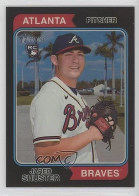 2023 Topps Heritage High Number /74 Jared Shuster #526 Rookie RC - Image 1 of 2