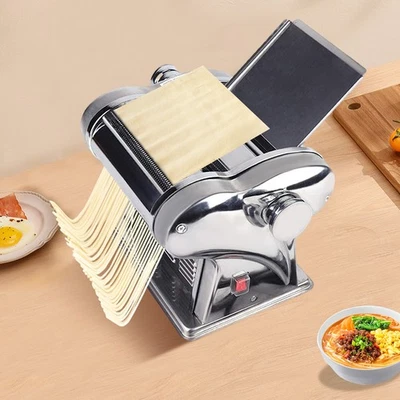 Commercial Electric Dough Roller Sheeter Noodle Pasta Maker Machine Adjustable - Image 1 of 4